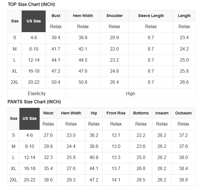 Colorblock 3/4 Sleeve Top and Drawstring Pants Set