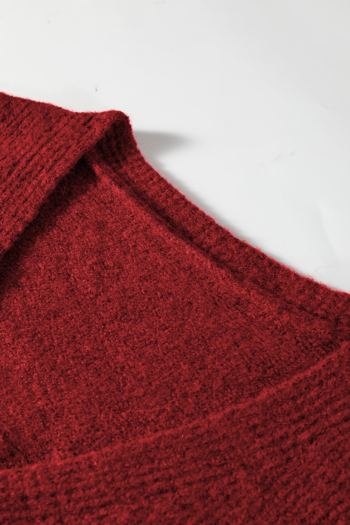 Heart Metal Button V-Neck Knit Cardigan