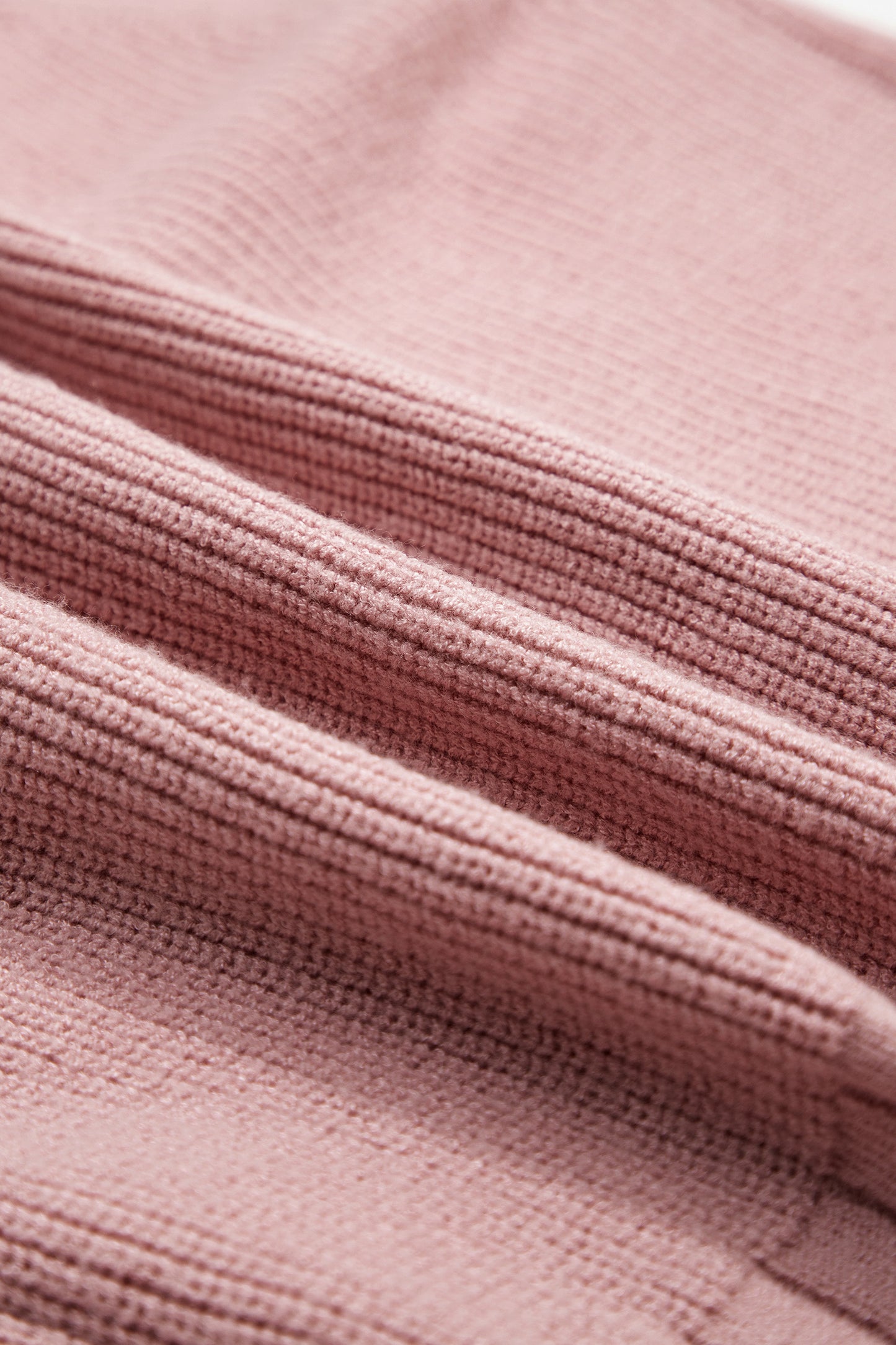 Textured Knit Button Front V-Neck Cardigan
