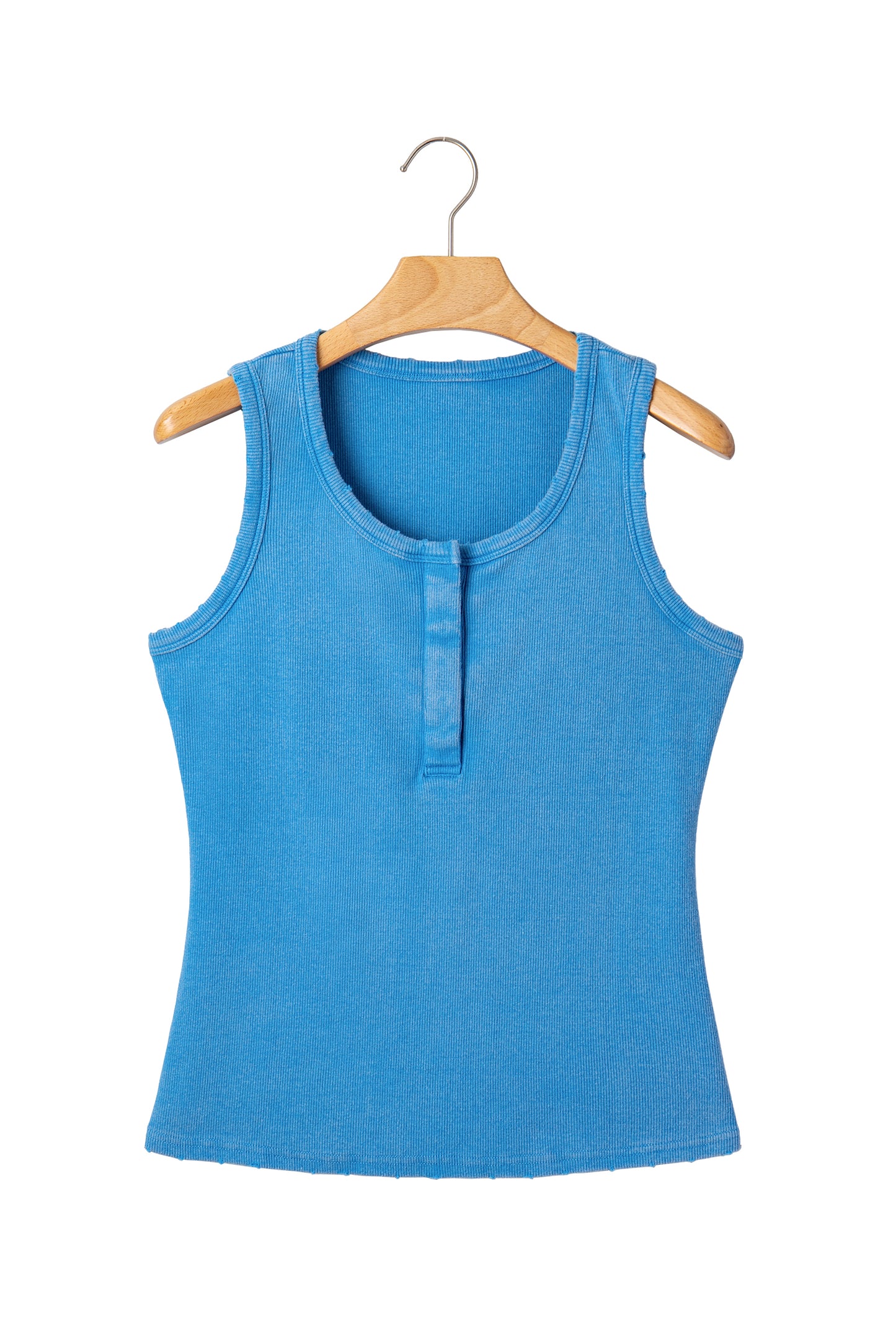 Solid Distressed Ribbed Mineral Wash Tank