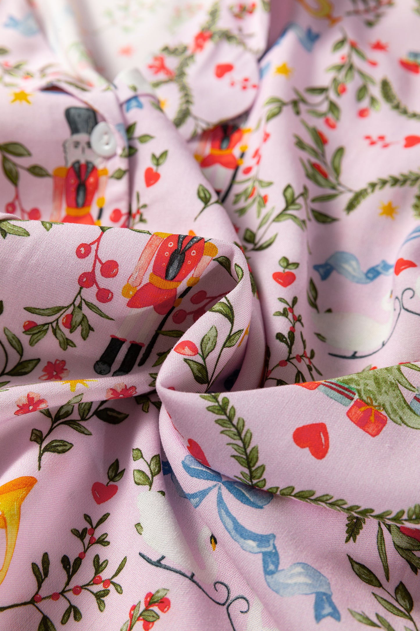 Christmas Nutcracker Top and Shorts Pajama Set