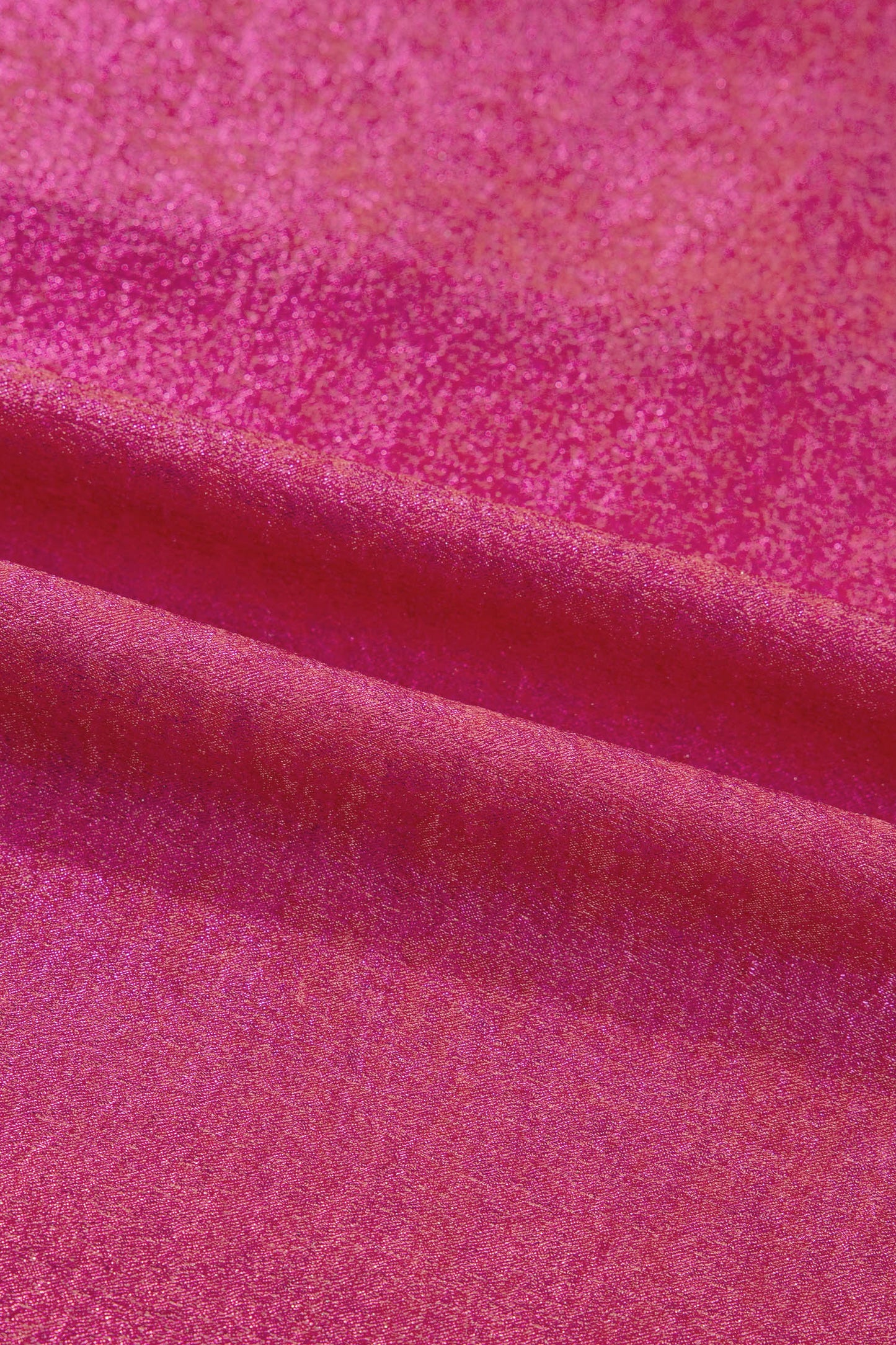 Metallic Collared V-Neck 3/4 Sleeve Top