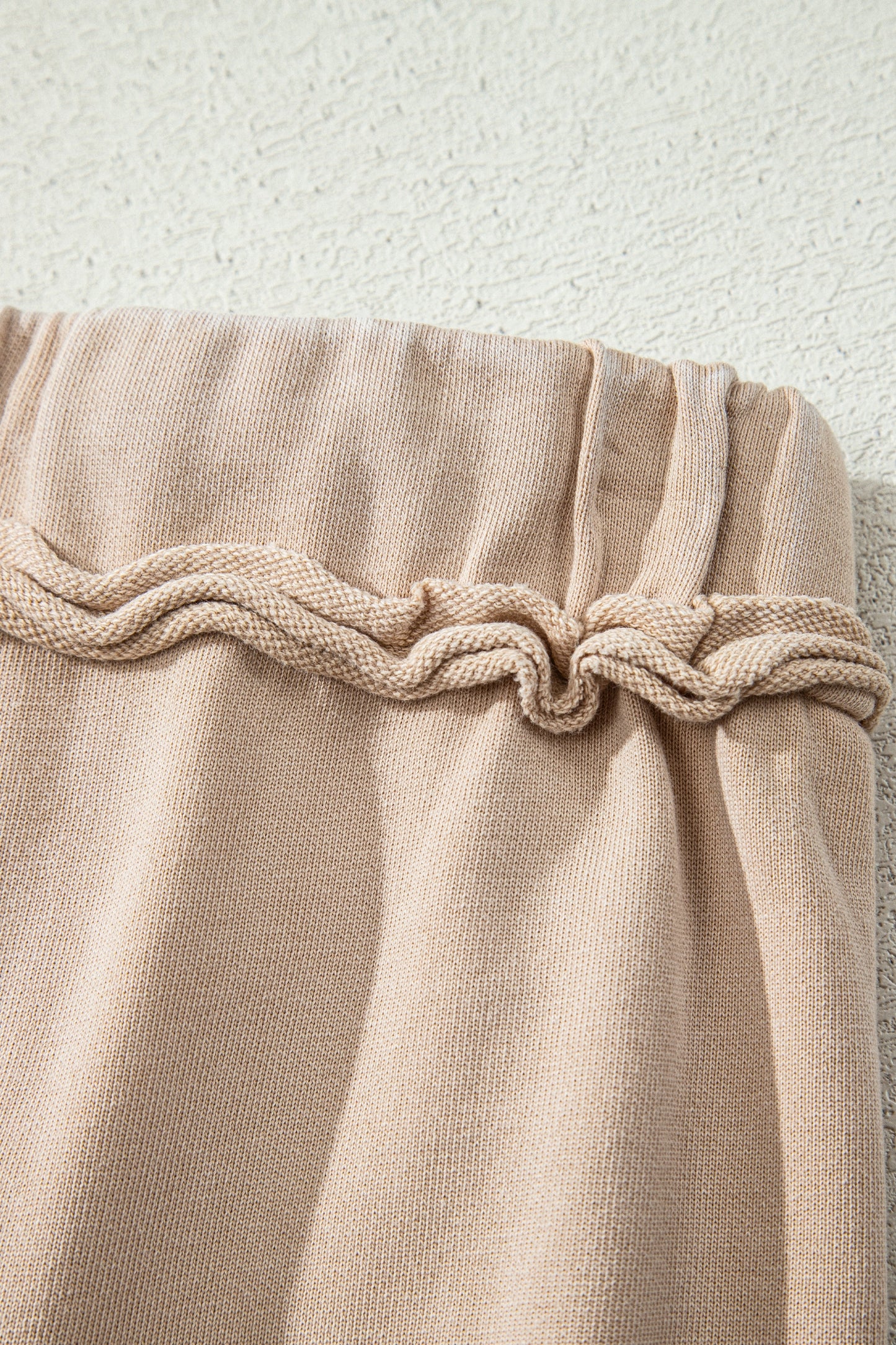 Solid Mineral Wash High Waist Wide Leg Pants