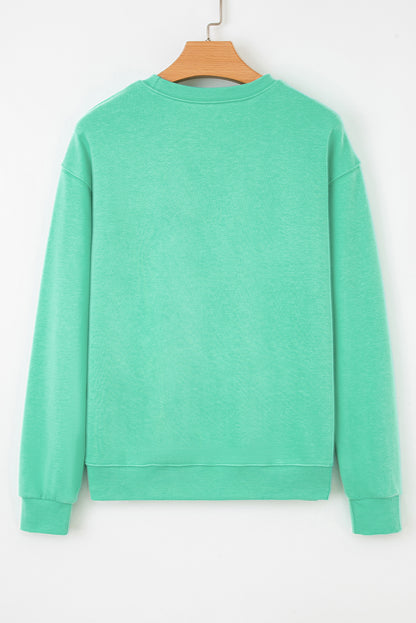 Halloween Ghost Embroidered Sweatshirt