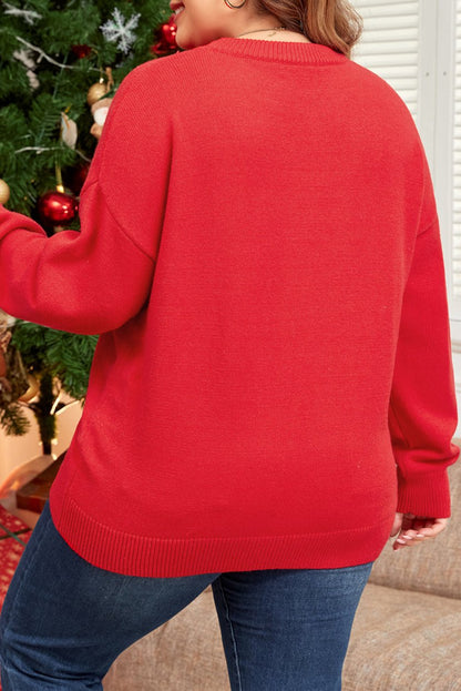 Merry Long Sleeve Sweater Plus Size