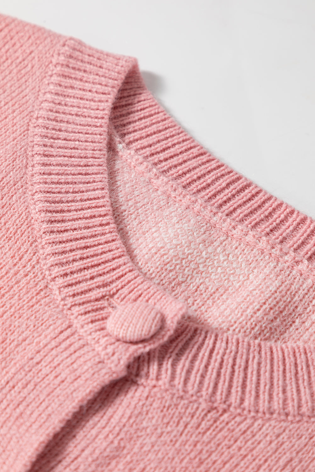 Valentine Heart Button Front Cardigan Sweater