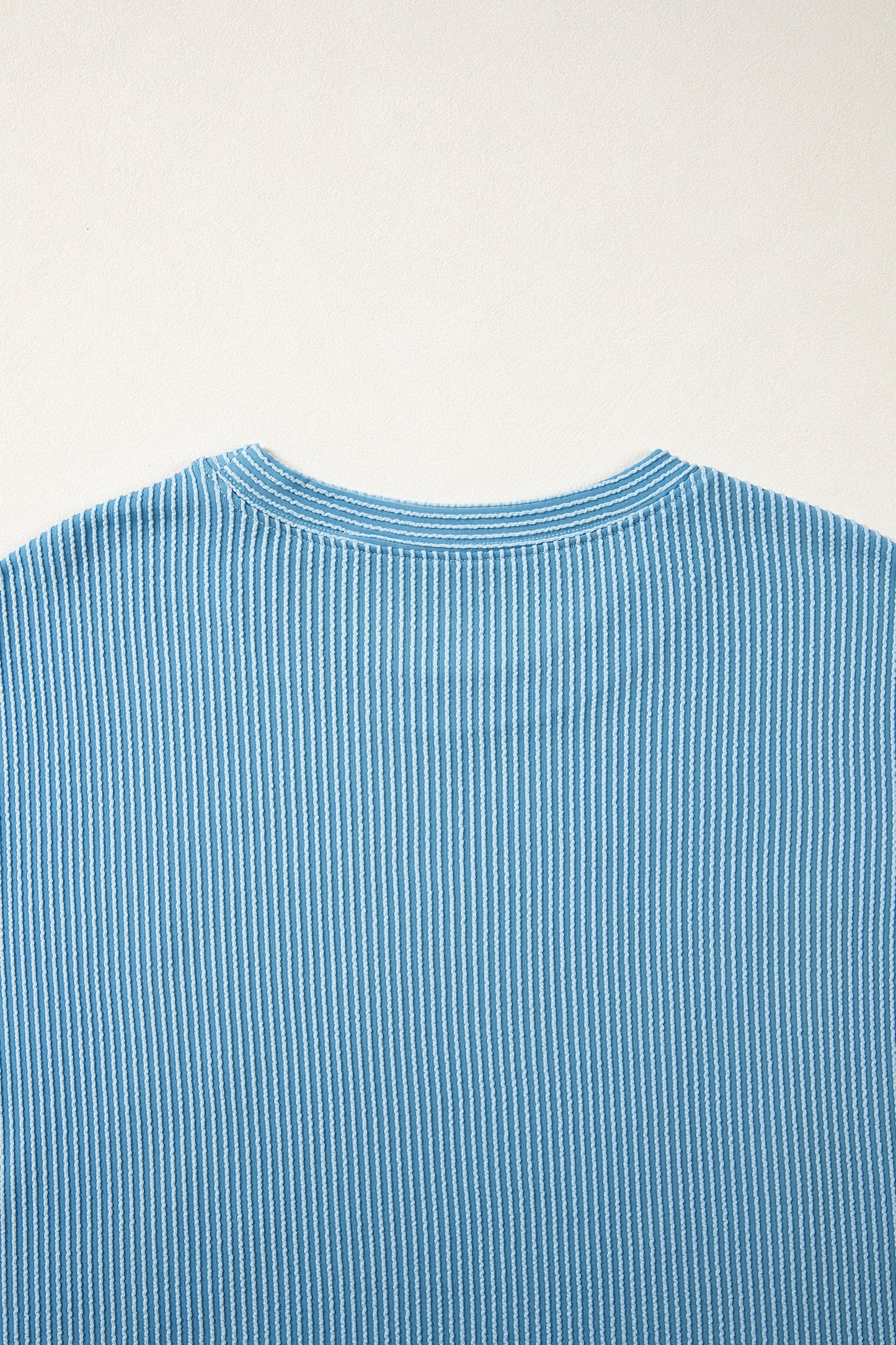 USA Corded Knit Short Sleeve Graphic Top