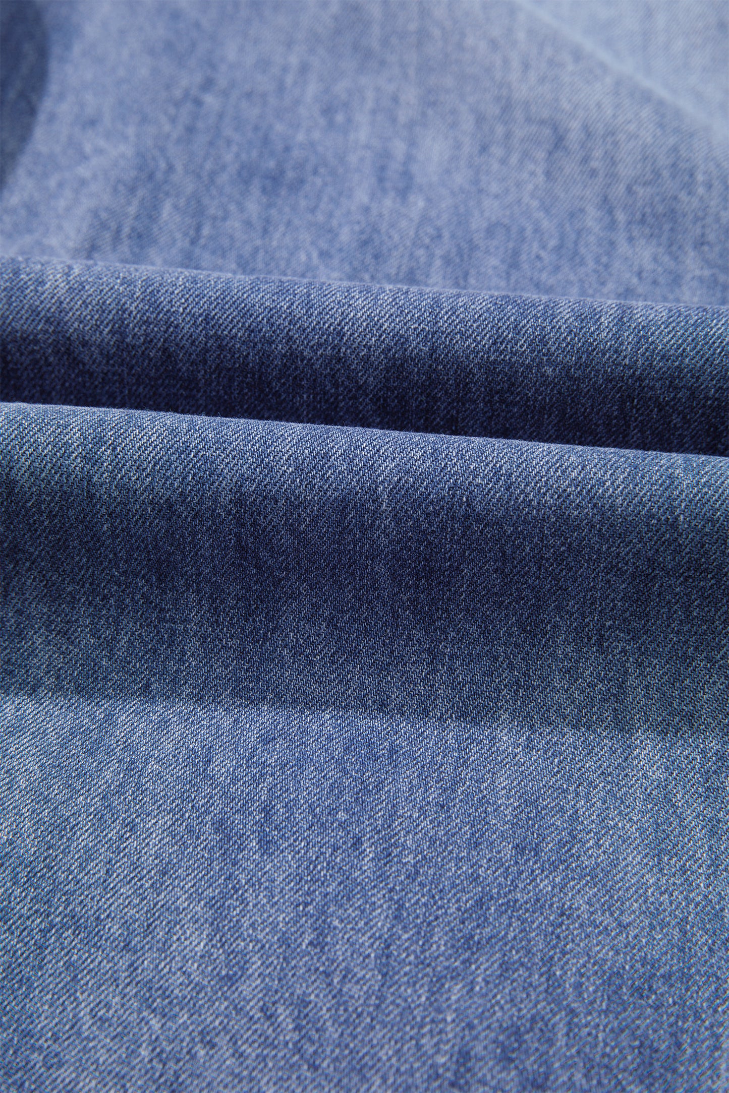Denim Pleated High Rise Cropped Wide Leg Pants