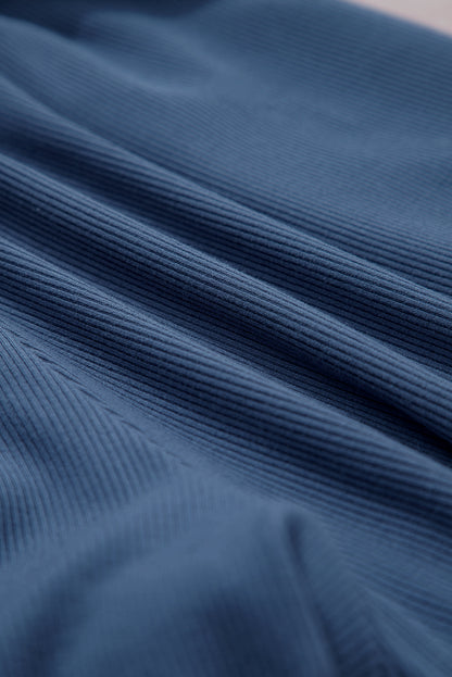 Solid Open Back Cap Sleeve Knit Romper