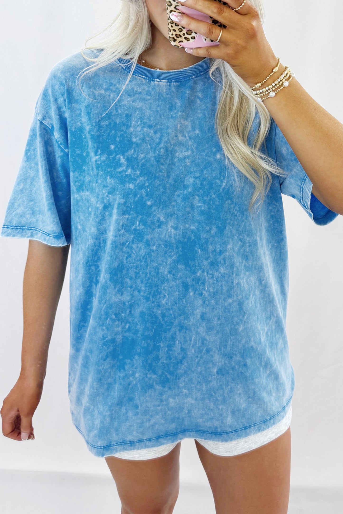 Mineral Wash Oversize Short Sleeve T-Shirt