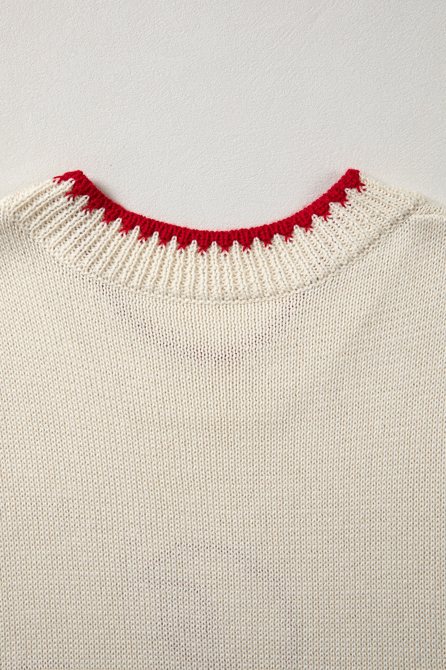 Gingham Plaid Crawfish Sleeveless Sweater Top