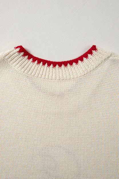 Gingham Plaid Crawfish Sleeveless Sweater Top