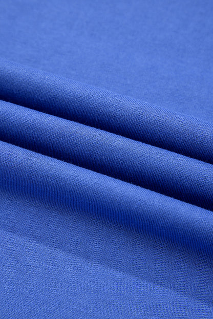 Varsity Stripe Long Sleeve Sweatshirt Dress