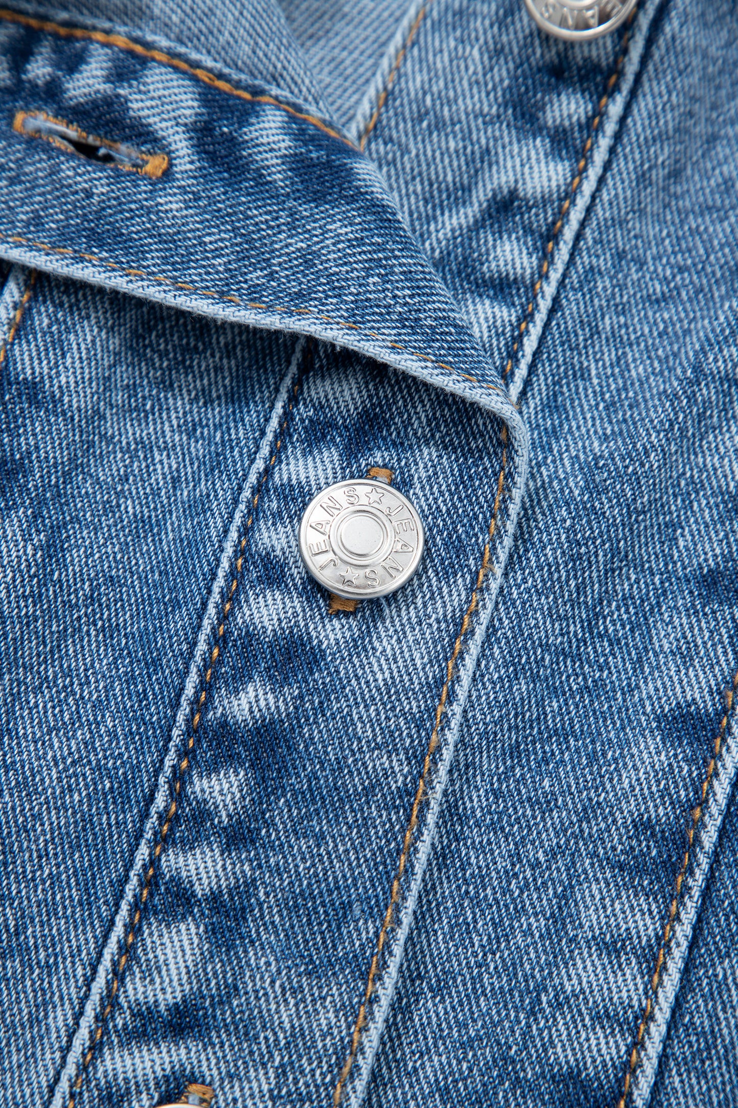 Western Denim Belted Button Down Sleeveless Dress