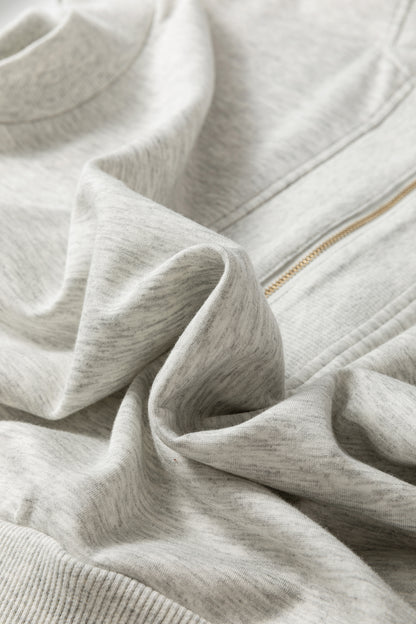 Solid Half Zip Polo Tee and Pants Set