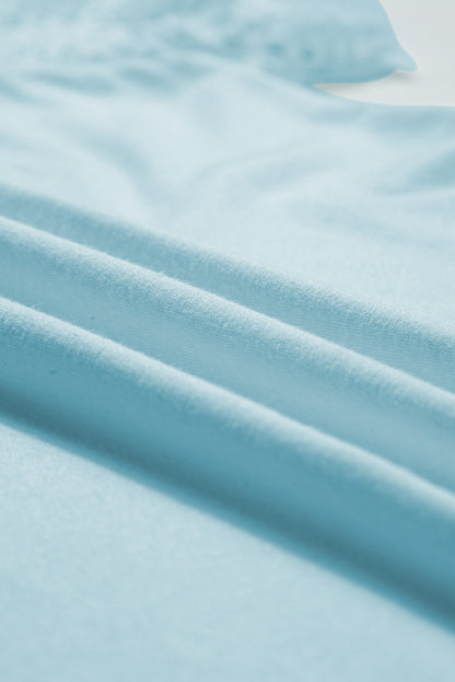 Lace Patchwork Raglan Sleeve Seam Detail Tee