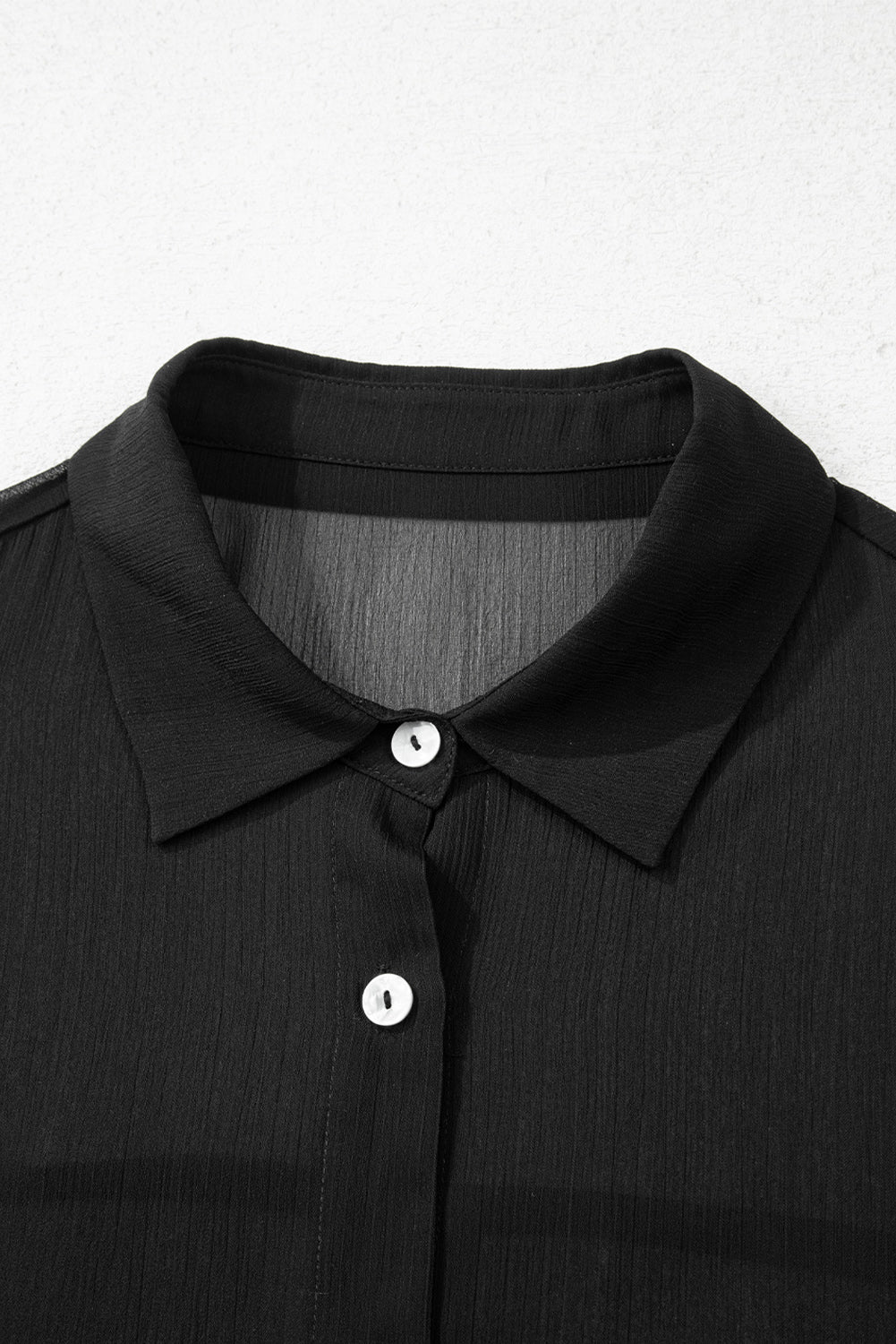 Sheer Shirt and Shorts Swim Cover-Up Set