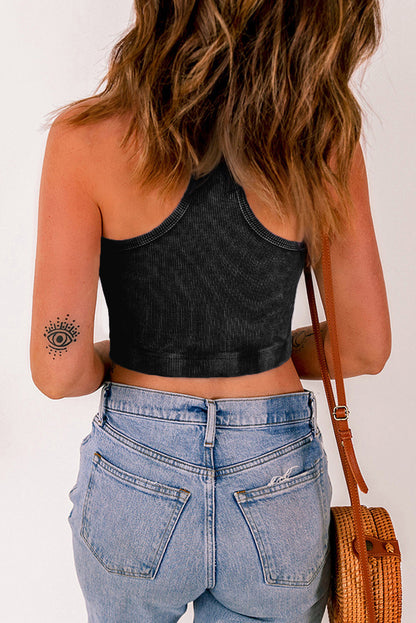 Mineral Wash Racerback Tank Top