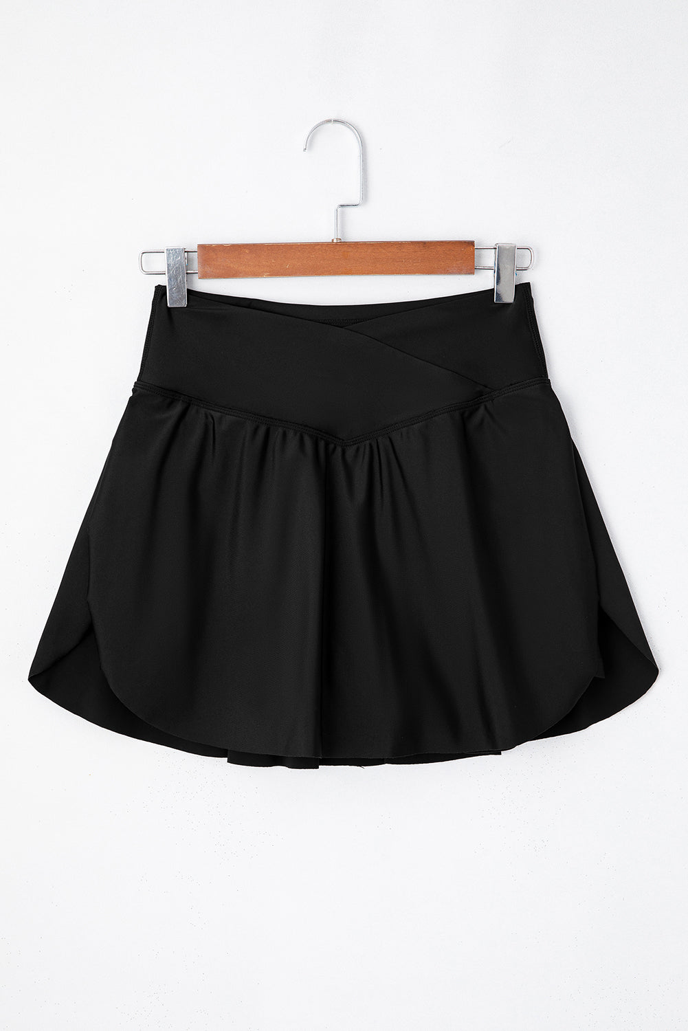 Solid Pocketed Swim Skort