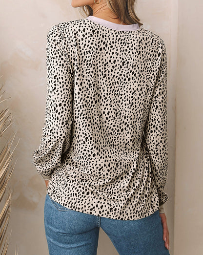 Leopard Long Sleeve Top