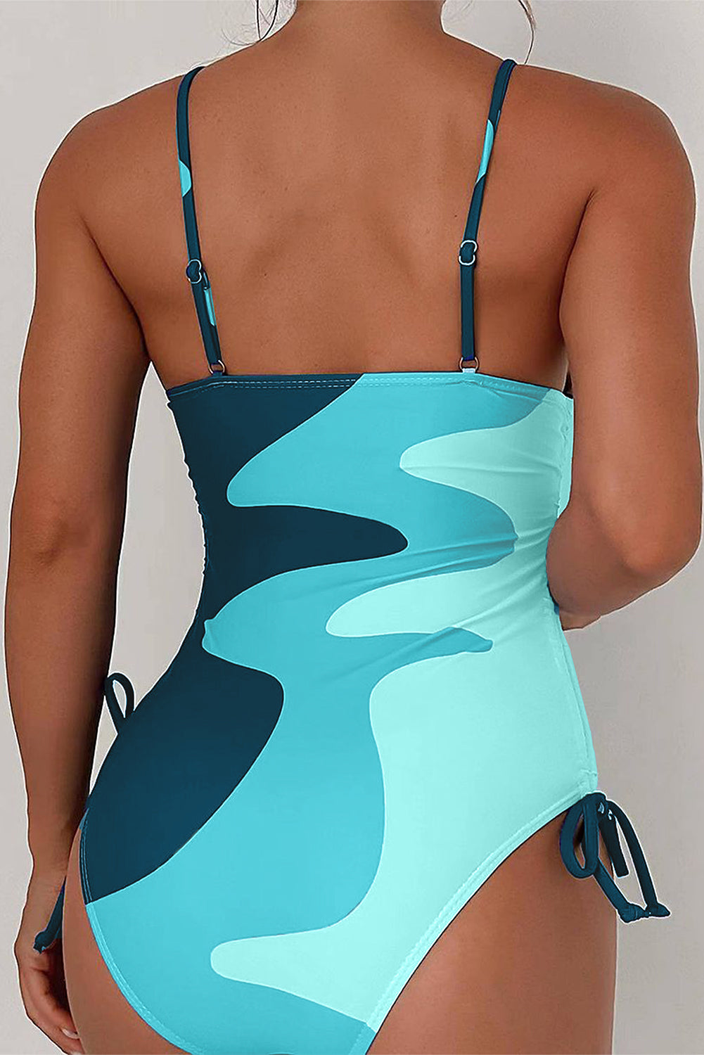 Colorblock One Piece Swimsuit