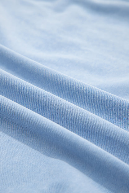 Mineral Wash Tank Top and Lined Split Skirt Set