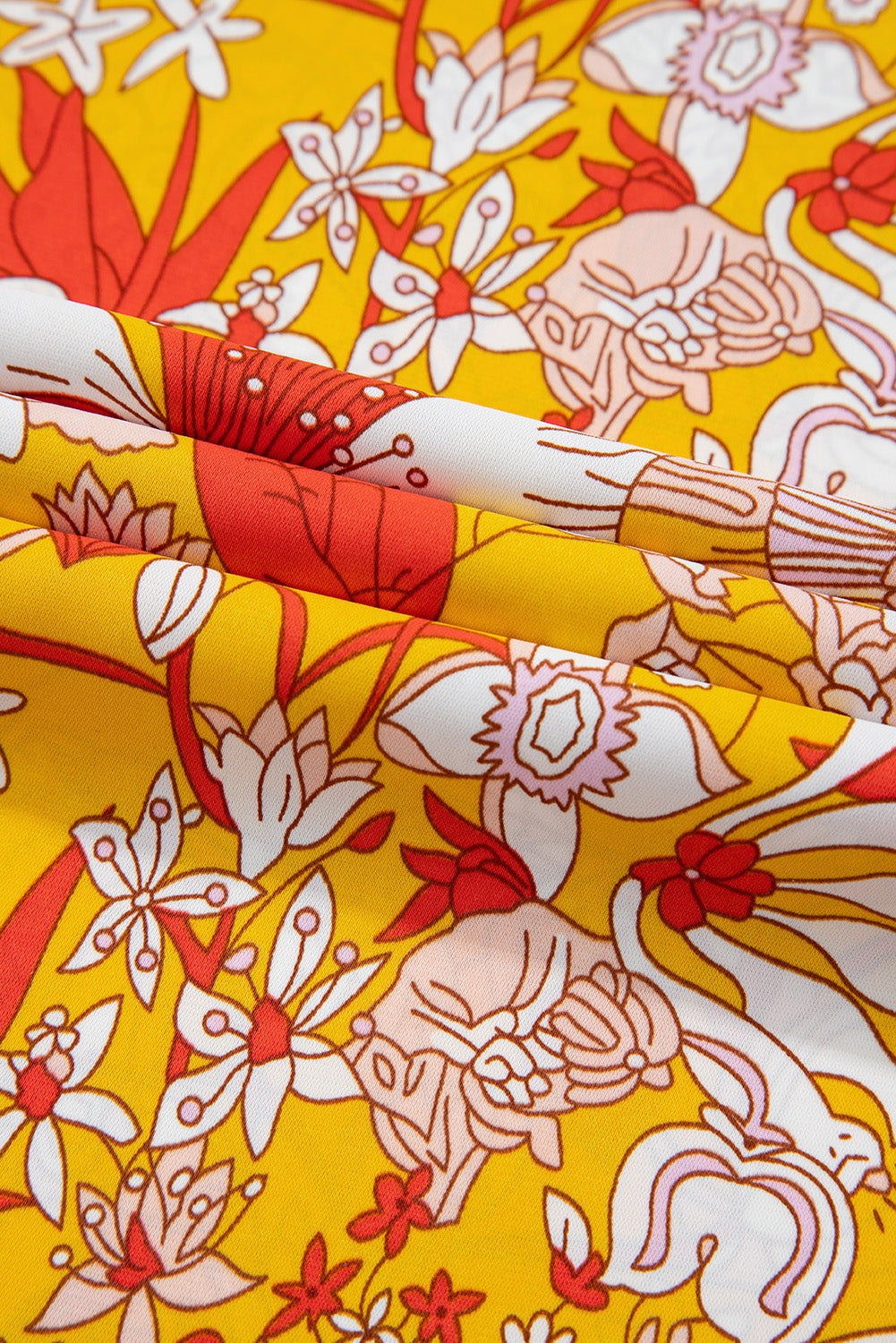 Floral Sleeveless V-Neck Wide Leg Jumpsuit