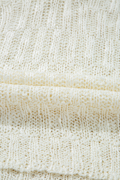 Solid Notched V-Neck Short Sleeve Knit Top