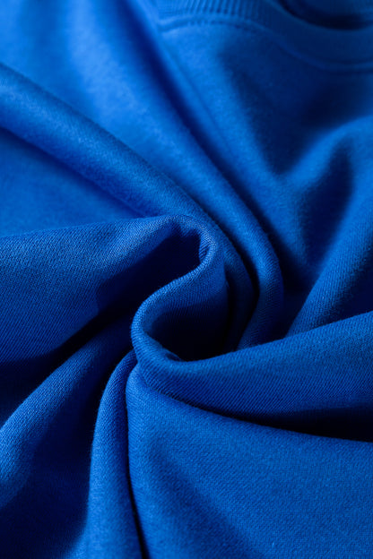 Stripe Patchwork Long Sleeve Colorblock Sweatshirt