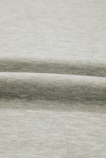 Plus Size Bow Tie Embroidered Drop Shoulder Sweatshirt