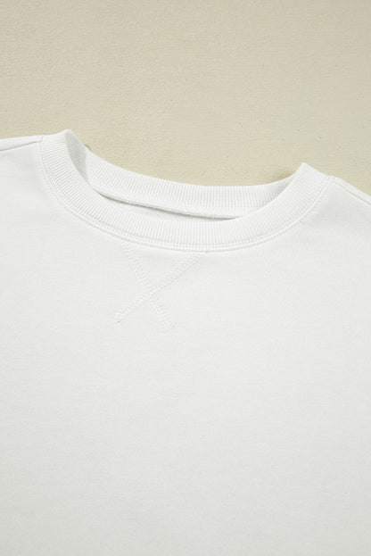 Floral Patchwork Ruffle Balloon Sleeve Blouse