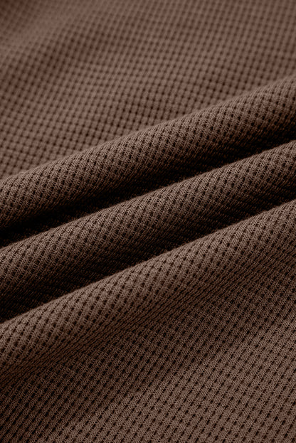 Plaid Patchwork Button-Up Drawstring Hooded Shacket