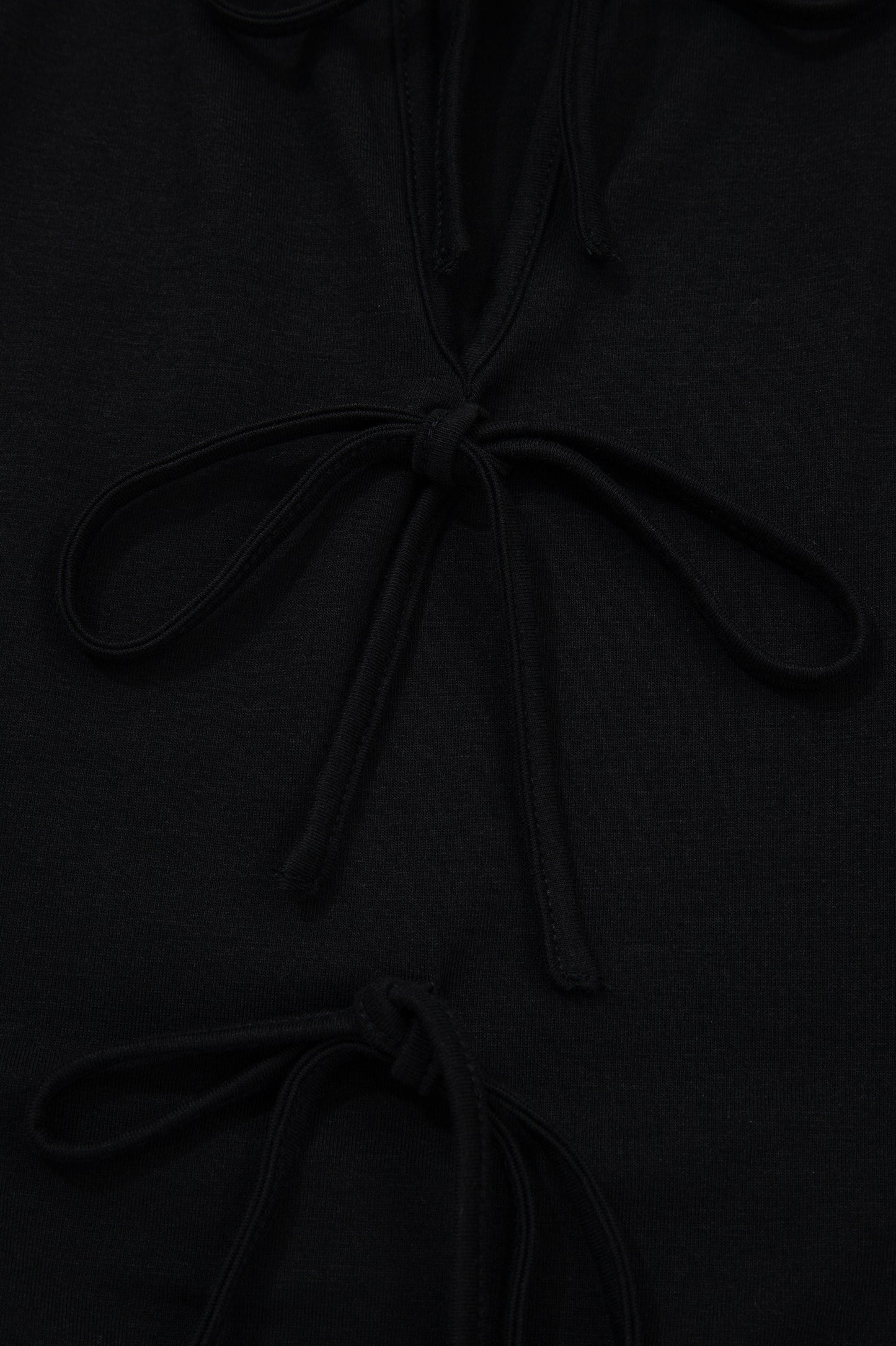 Plus Size Solid Bow-Tie Peplum Tank Top