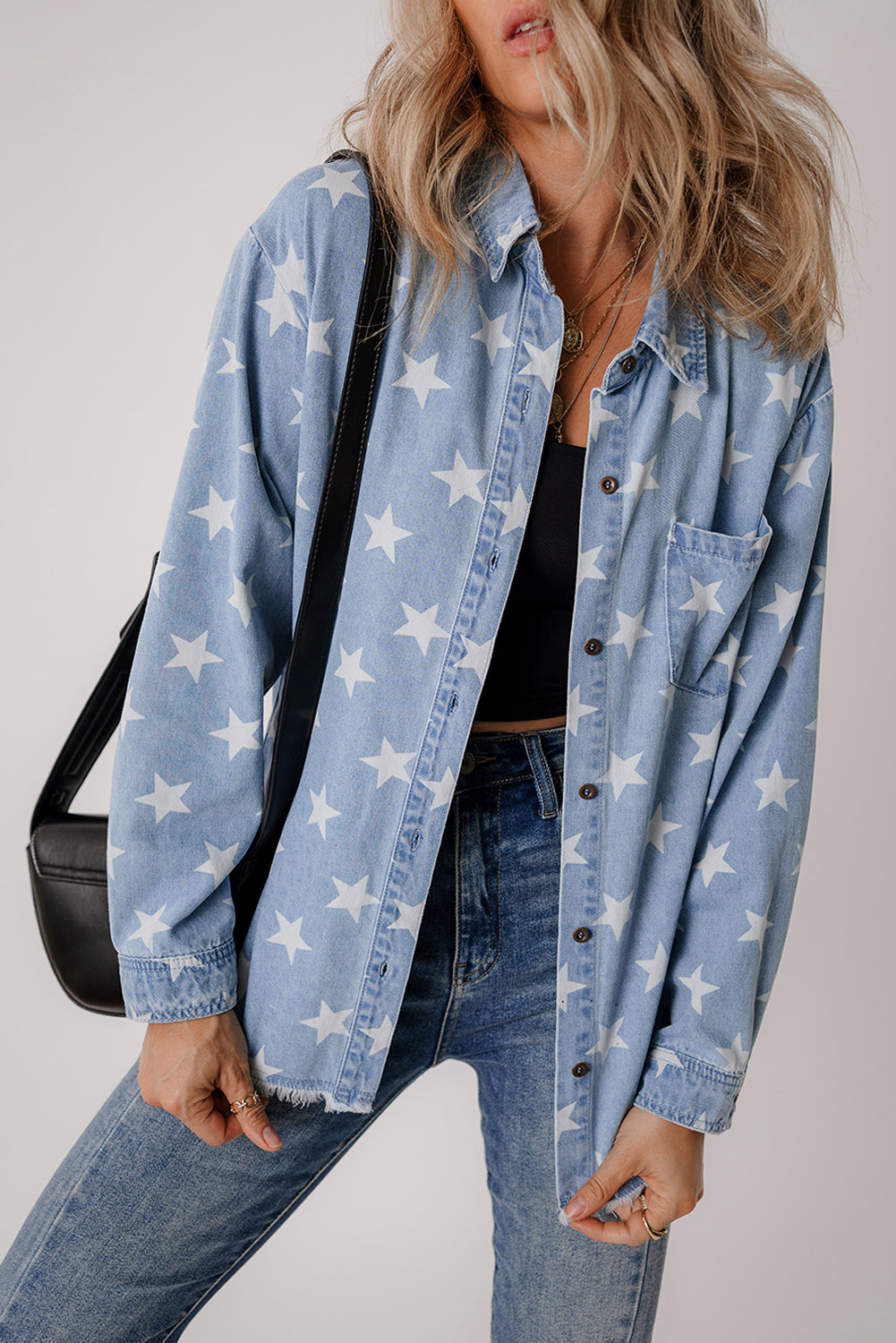 Star Denim Raw Hem Jacket