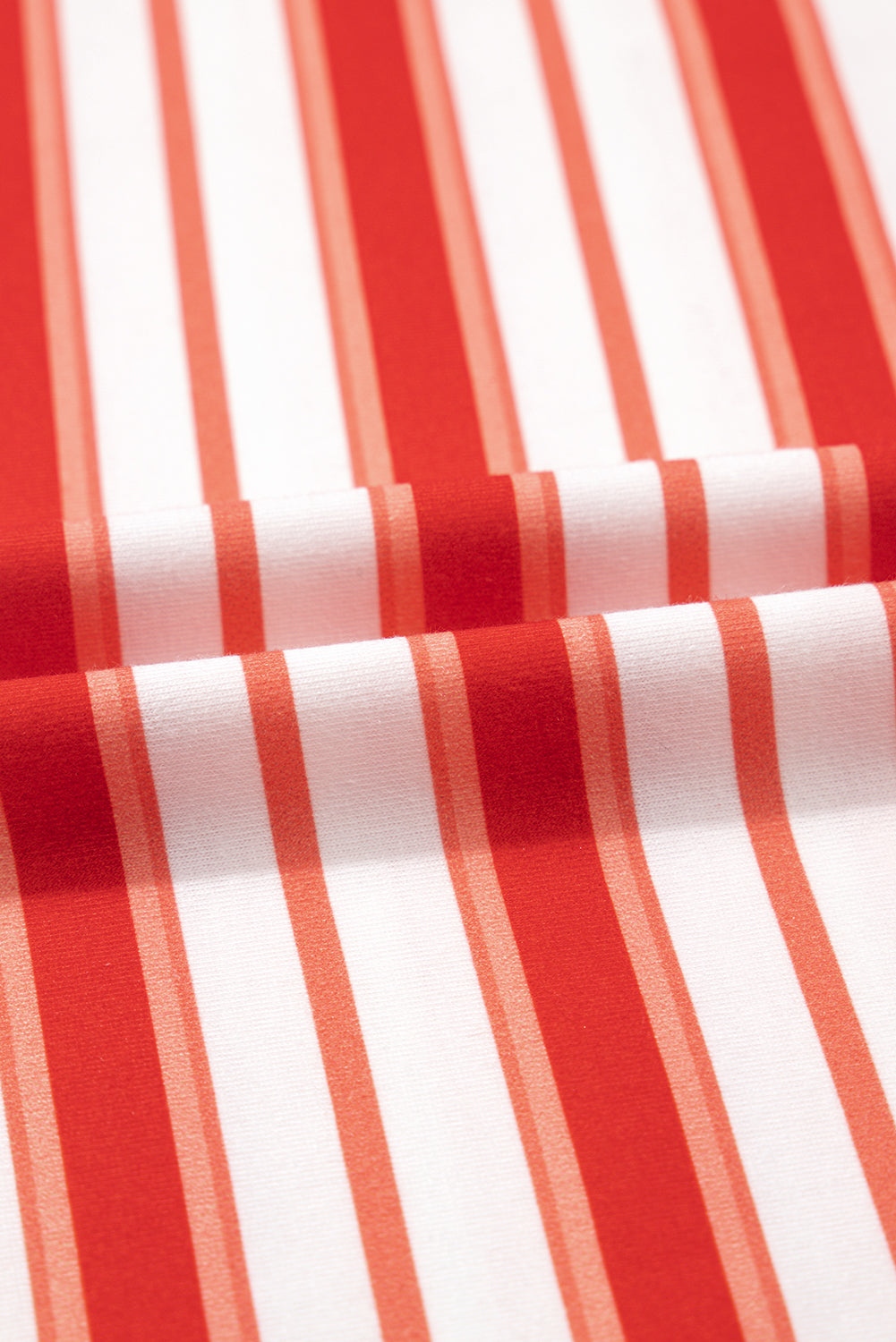 Stripe Contrast Collar Raglan Sleeve T-Shirt