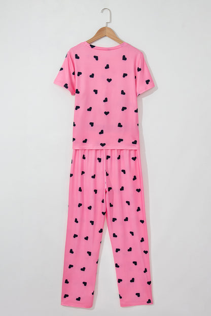 Heart Tee and Pants Set