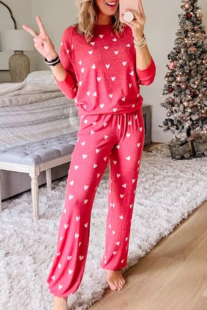 Heart Top and Pants Set