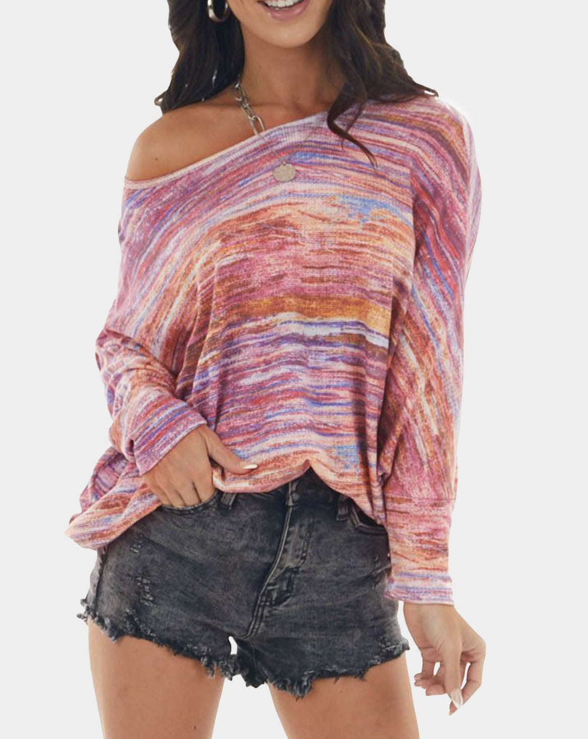 Tie Dye Long Sleeve Top