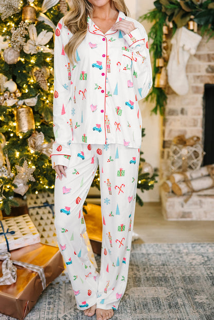 Christmas Shirt and Pants Pajama Set