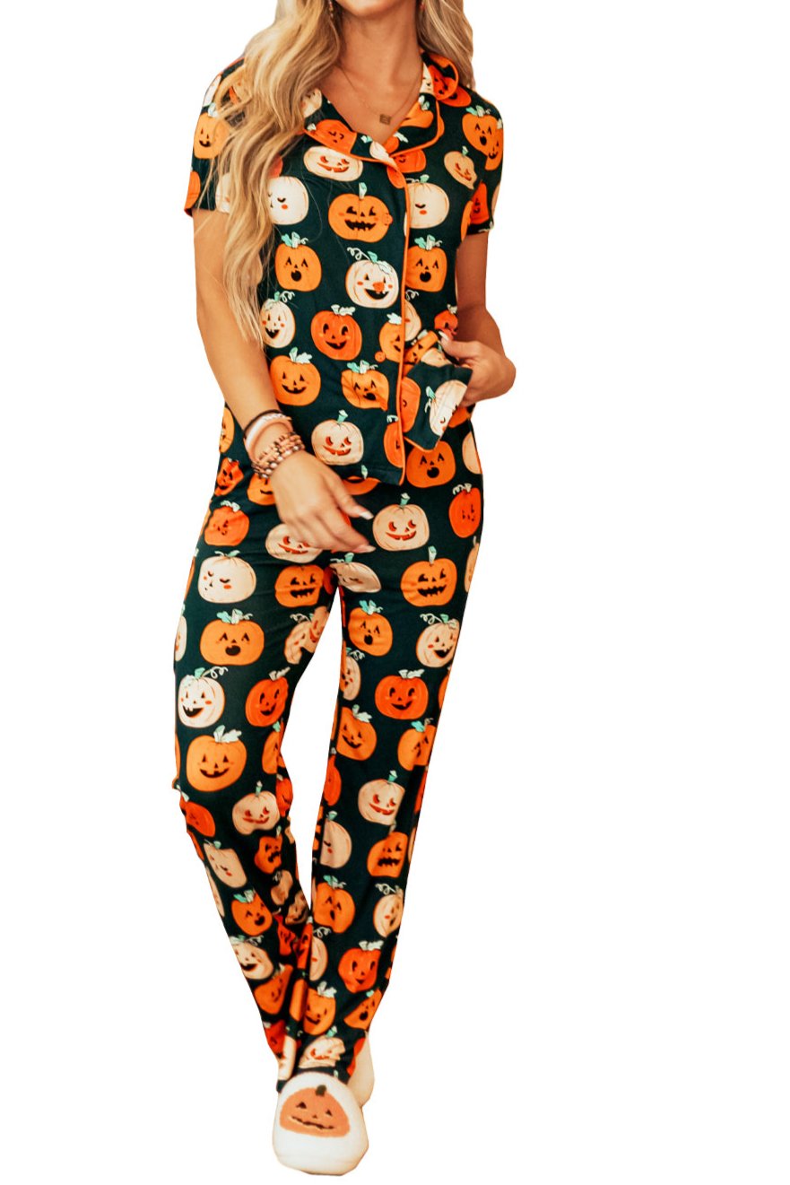 Halloween Shirt and Pants Pajama Set