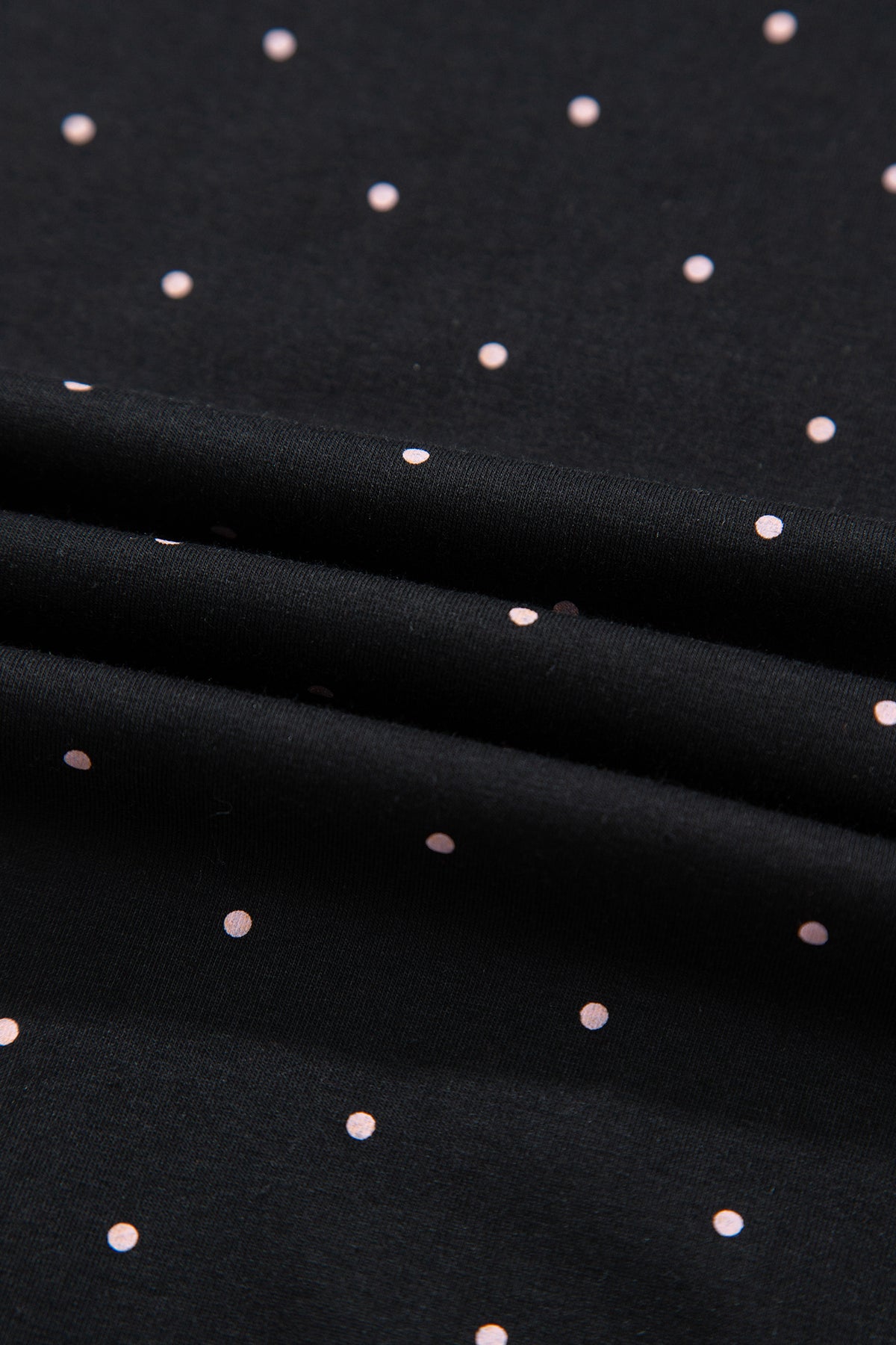 Polka Dot Long Sleeve Shirt & Pants Pajama Set