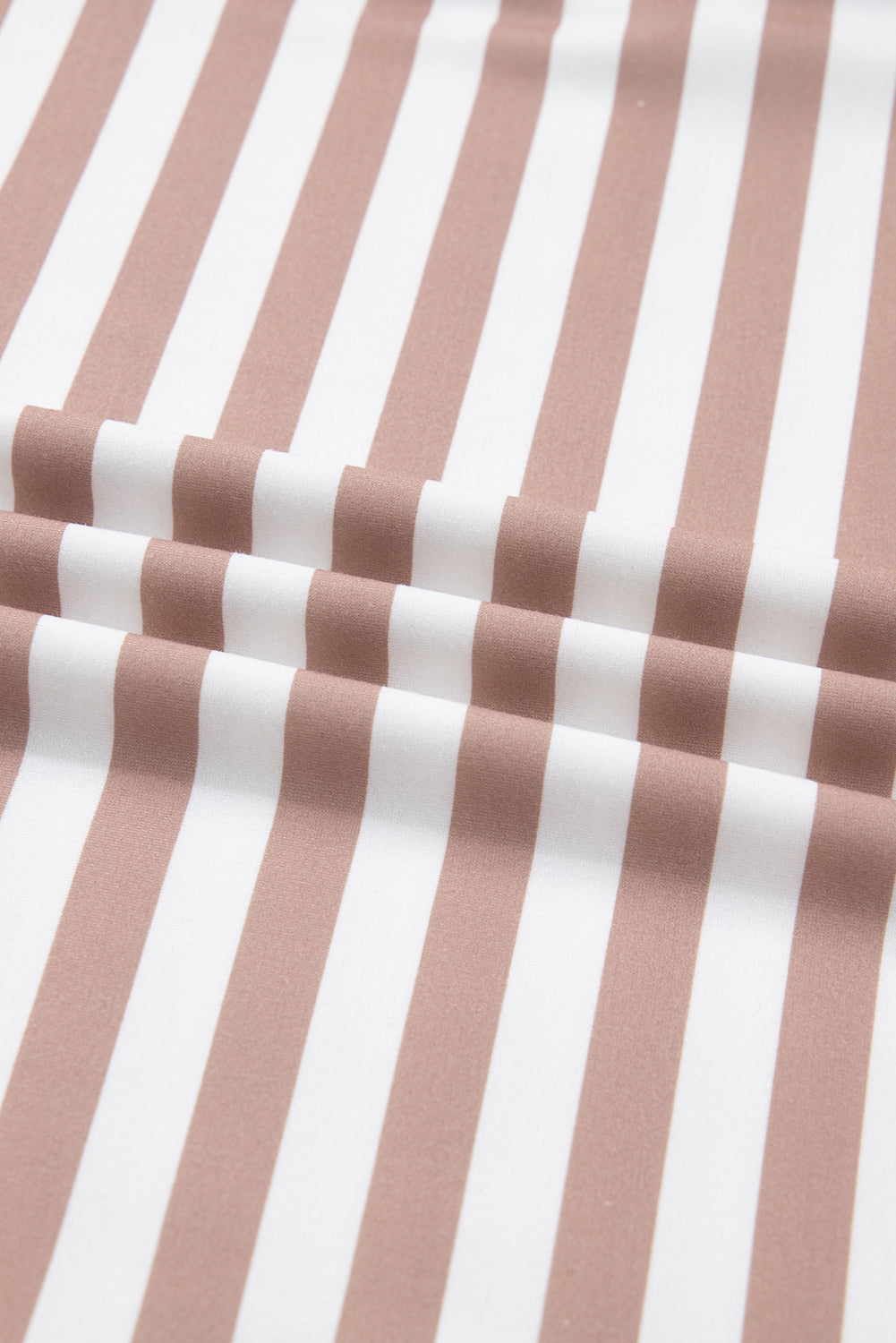 Plus Size Stripe Contrast Trim Pullover and Shorts Set