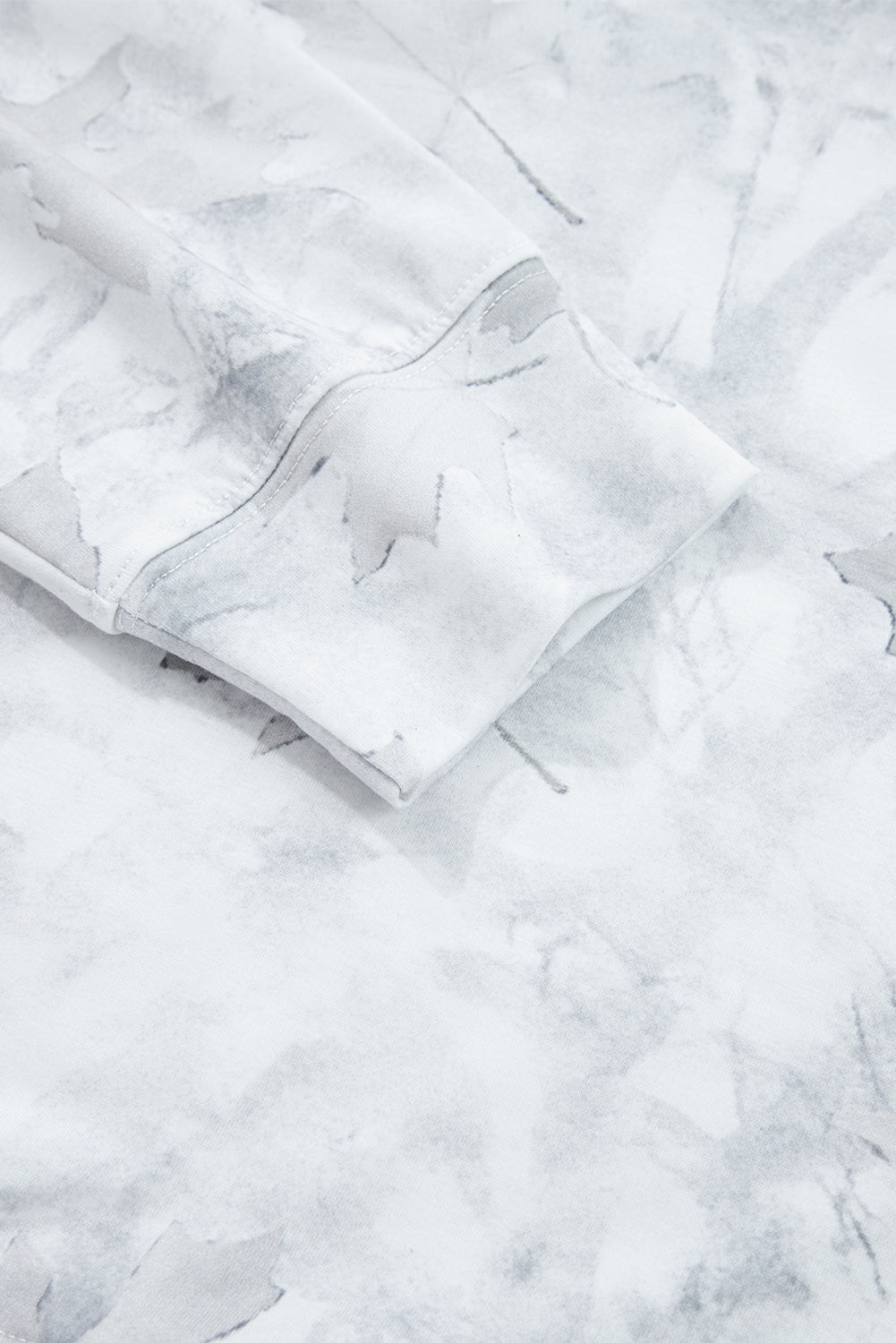 Camo Abstract Top and Elastic Waist Short Set