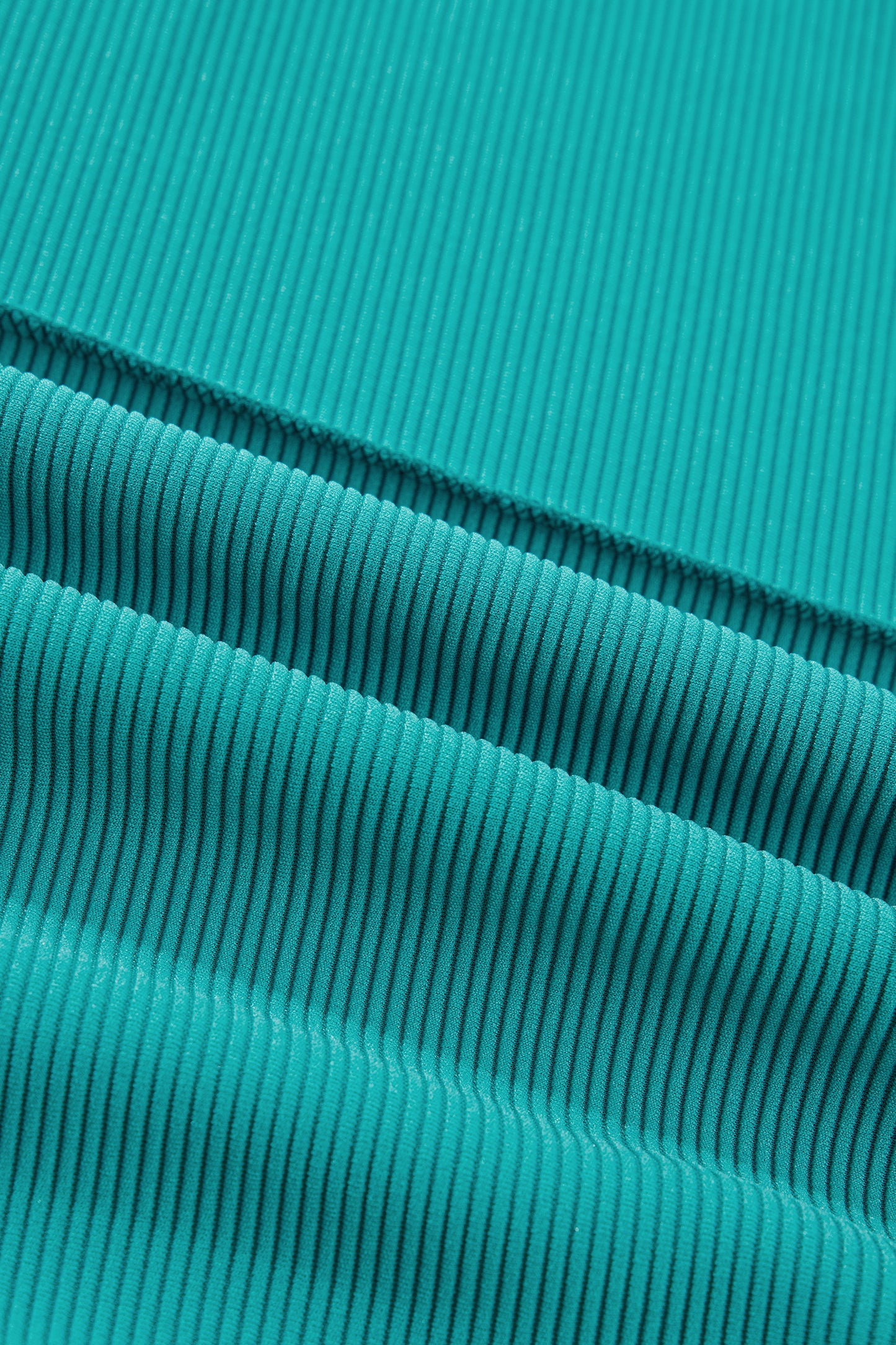 Ribbed Exposed Seam Drop Shoulder Pullover