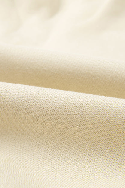 Solid Zip-Up Jacket and Drawstring Pants Set