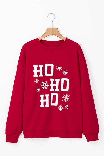 Plus Size Christmas Ho Ho Ho Sweatshirt