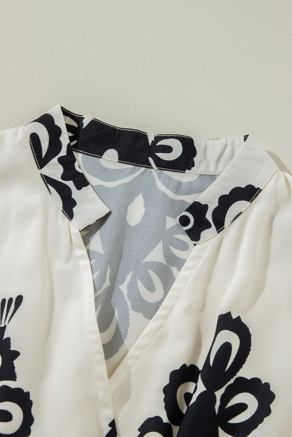 Western Geometric 3/4 Sleeve Midi Dress