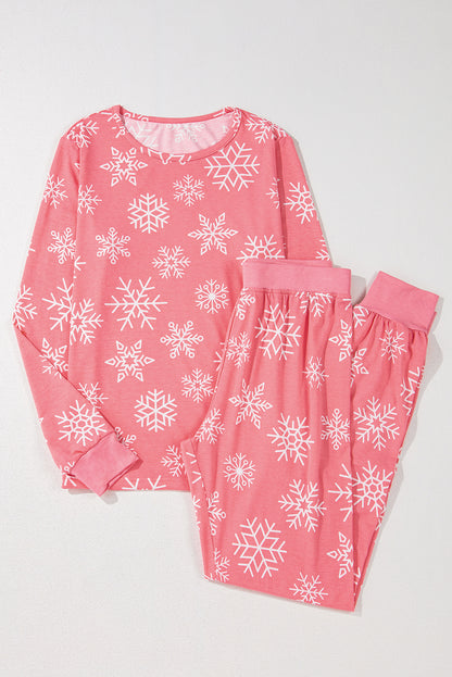 Christmas Snowflake Top and Pants Set