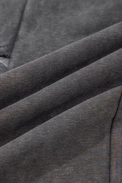 Leopard Patchwork Mineral Wash High Waist Pants