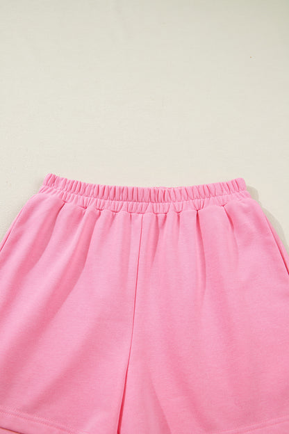 Christmas Tree Plaid Patch Pullover and Short Set